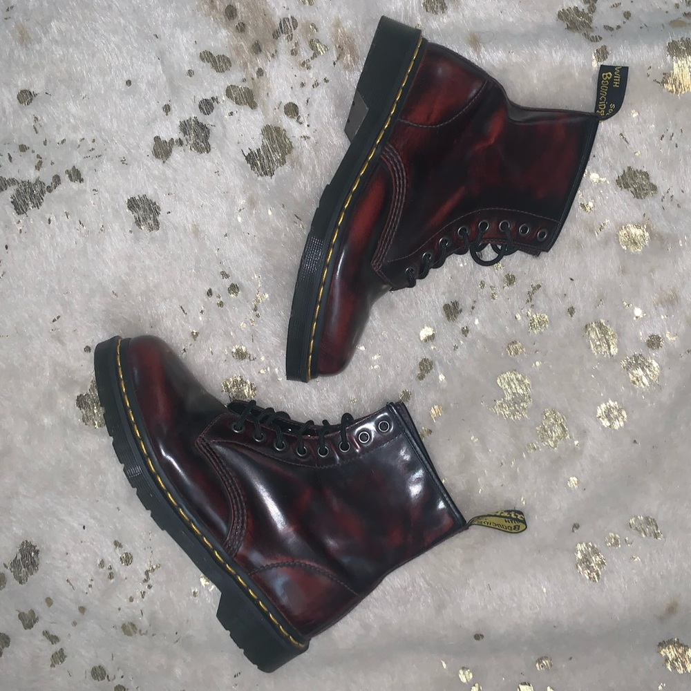 Dr. Martens 1460 Arcadia Cherry Red 8 Eyelet
